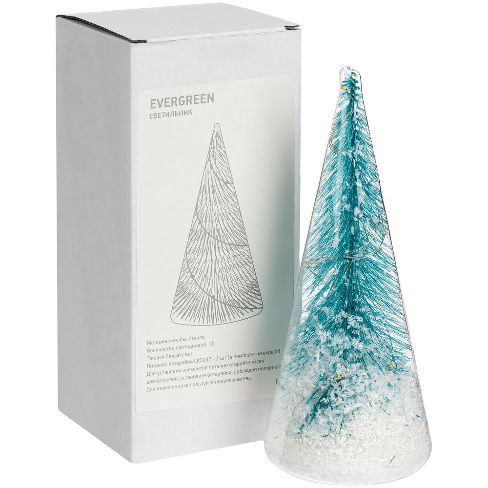 Светильник Evergreen — пример нанесения логотипа () | Print Logo