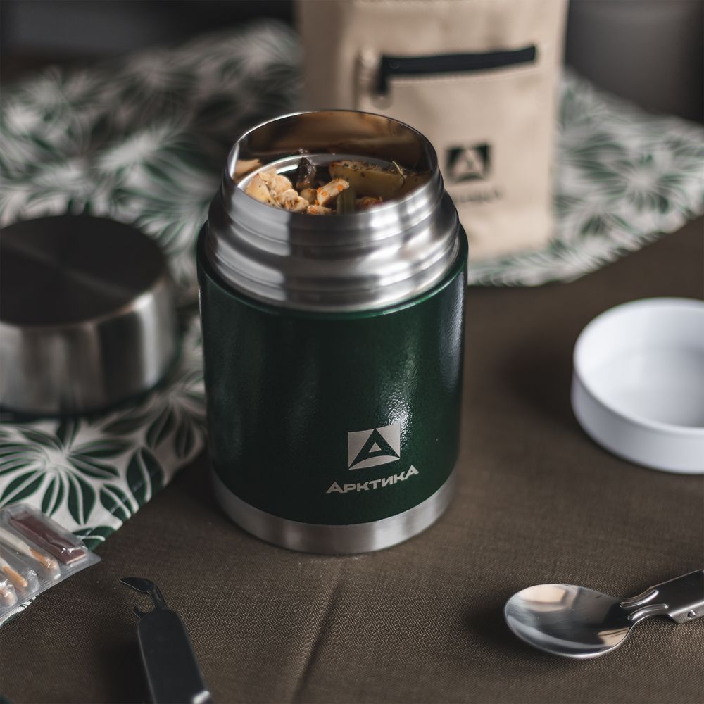 Термос для еды в чехле «Арктика 800» фото на сайте Print Logo.