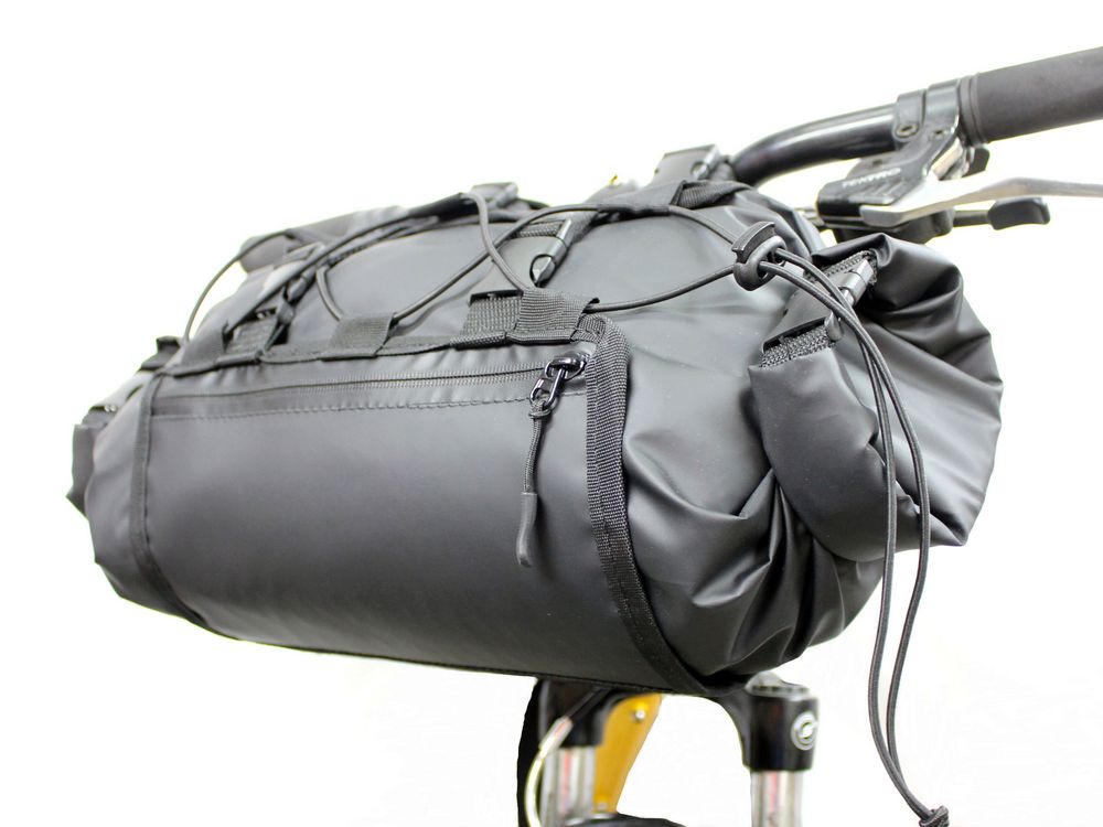 Сумка на руль BikePacking 12 — пример нанесения логотипа (сделано в России) | Print Logo