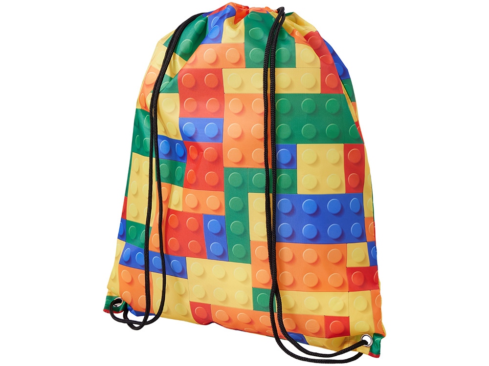 Рюкзак мешок из полиэстера с полной запечаткой , 38,1*45,72 см