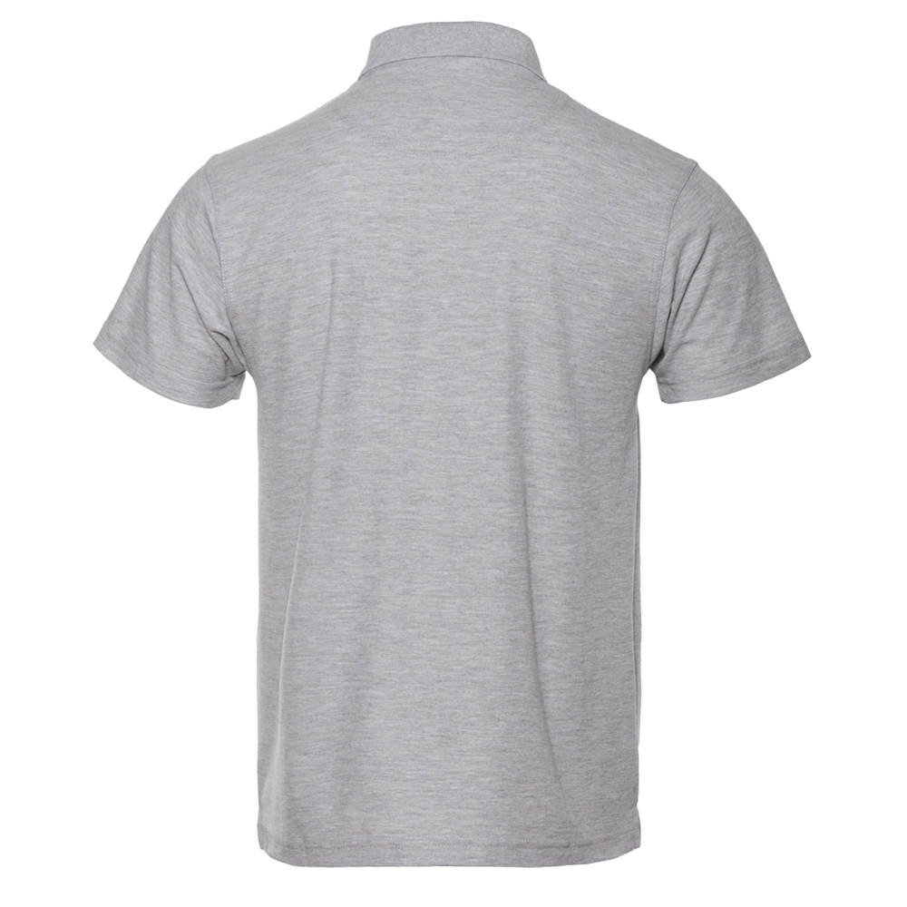 Рубашка поло мужская STAN хлопок/полиэстер 185, 104, Серый меланж,  (50/60)  (48/M)
