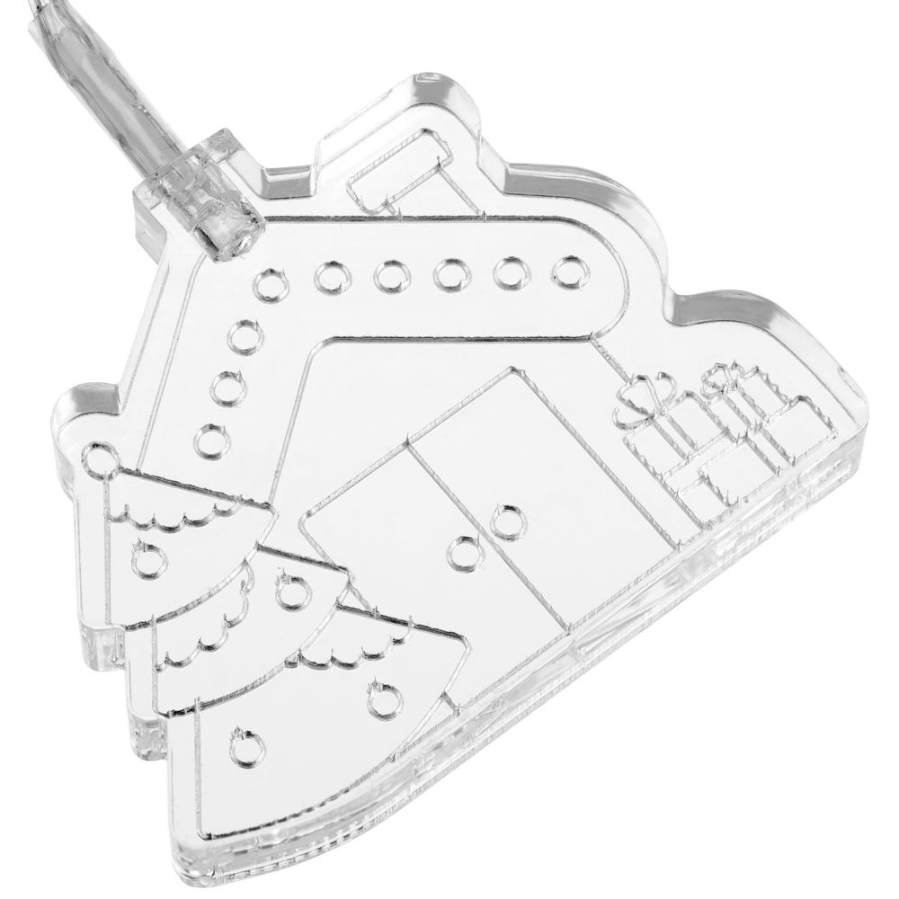 Светодиодная гирлянда «Новогодняя история» — пример нанесения логотипа (сделано в России) | Print Logo