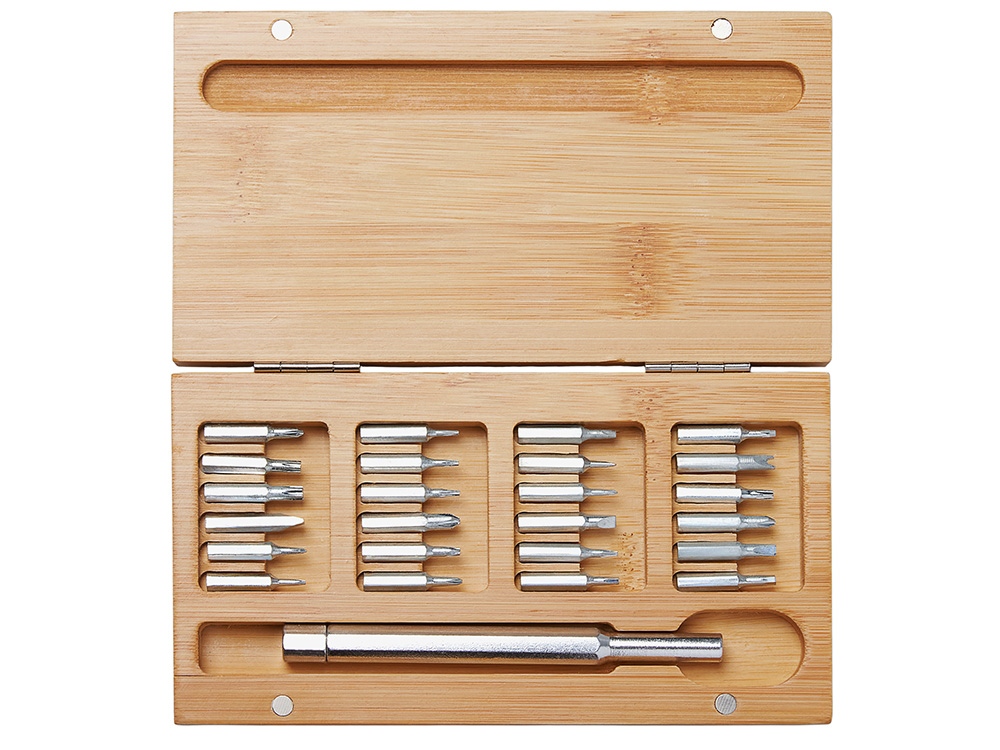 Набор отверток 24-в-1, натуральный