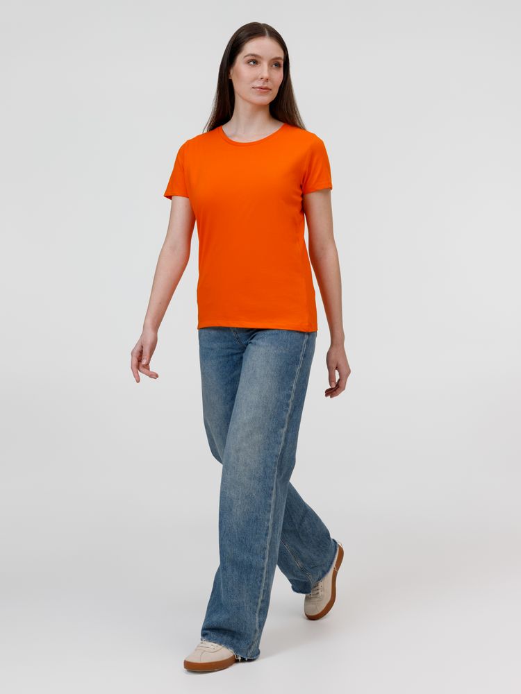 Футболка E190 женская оранжевая, размер XL