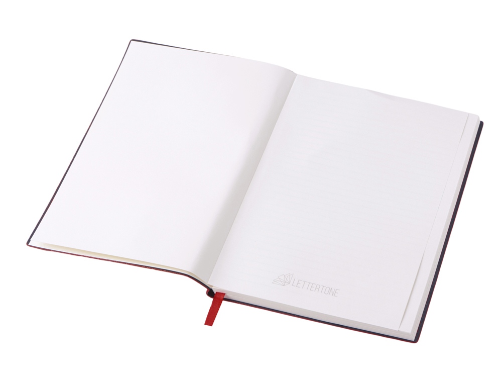 Блокнот А5 Bradbury, гибкая обложка, 80 листов 80 гр/м2 FSC бумага, красный