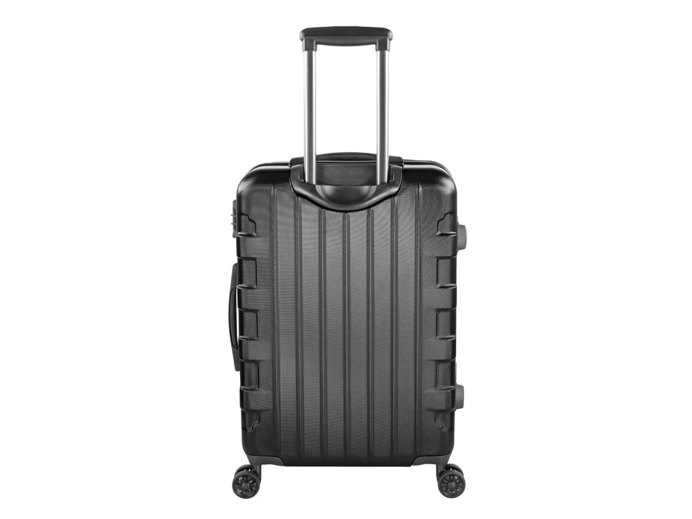 Чемодан BUGATTI ГАЛАТЕЯ | GALATEA, чёрный, поликарбонат / АБС-пластик, 46х27,5х67 см, 65 л