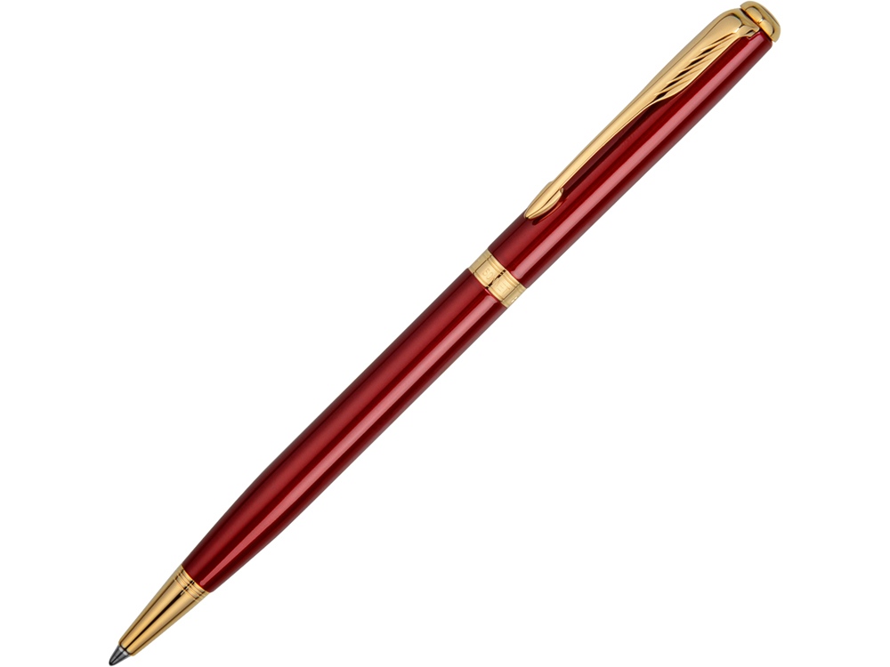 Ручка Parker шариковая тонкая Sonnet Red GT с логотипом Parker | Print Logo