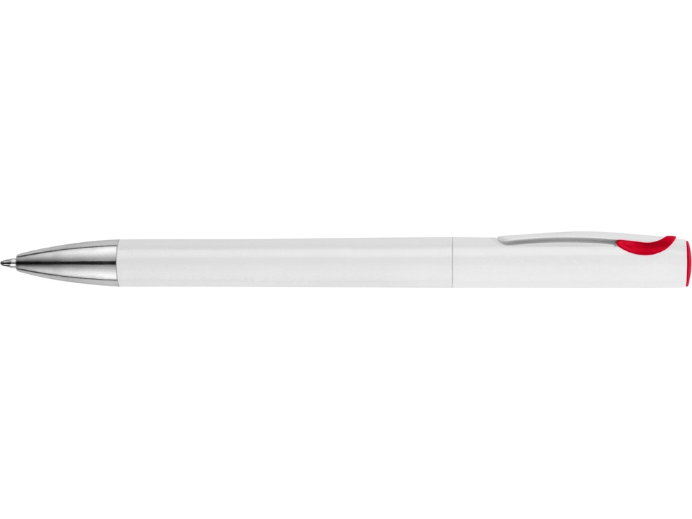 Ручка шариковая Локи, белый/красный