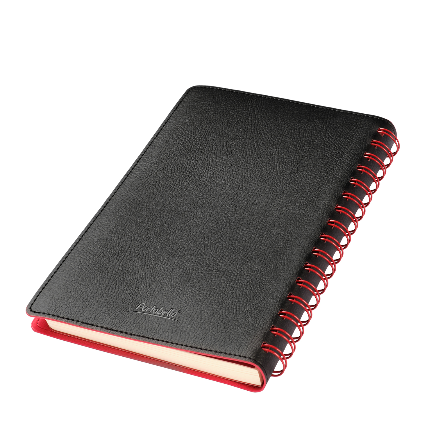 Ежедневник Виста (Vista) недатированный, черный/бежевый фото на сайте Print Logo.