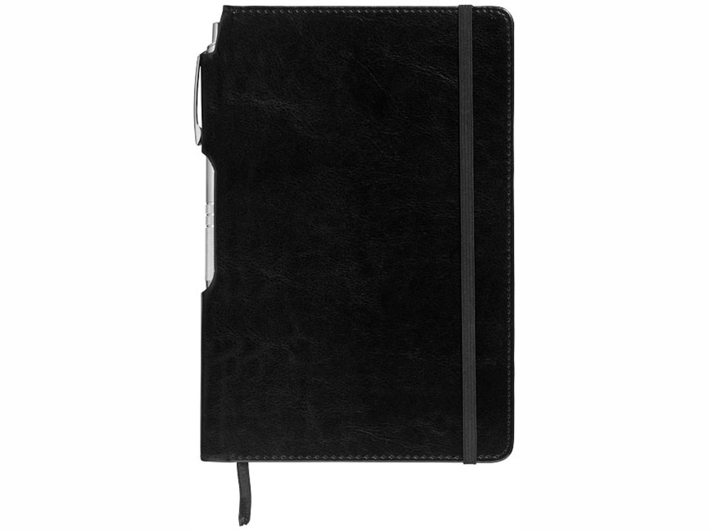 Блокнот А5 Panama с ручкой, черный