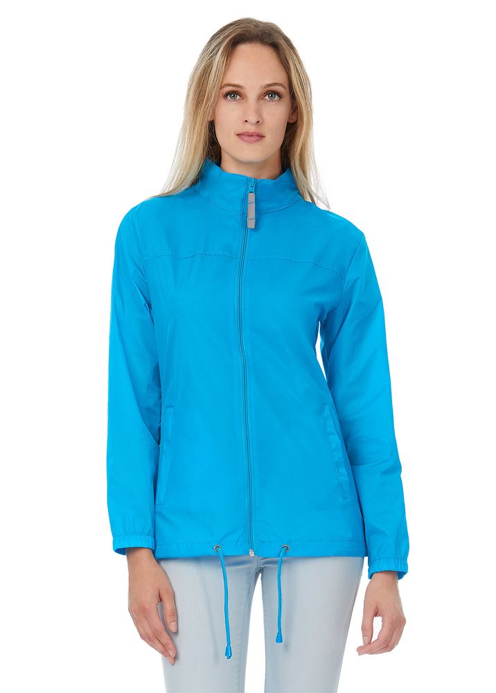 Ветровка женская Sirocco оранжевая фото на сайте Print Logo.