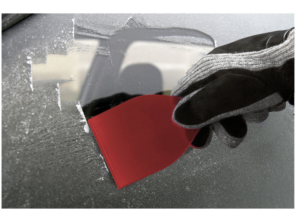 Скребок для льда Chill, красный прозрачный