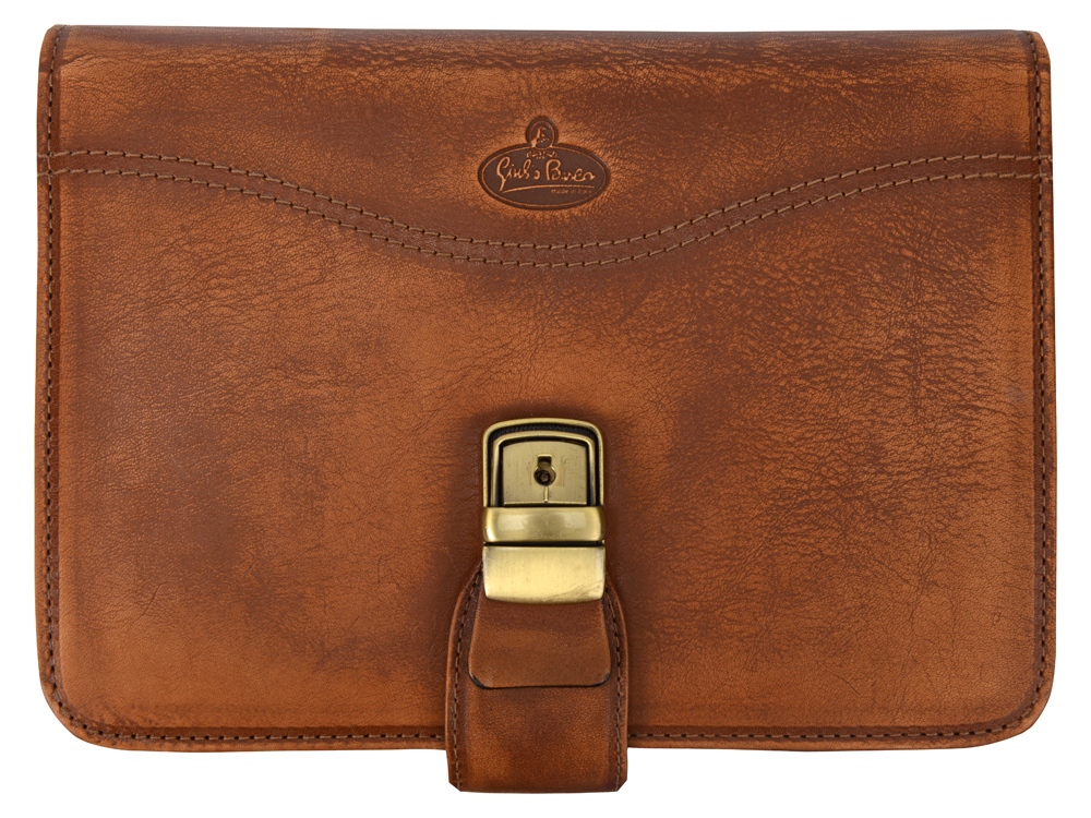 Органайзер Премьер с ежедневником, записной книжкой и блокнотом, Giulio Barсa, коричневый