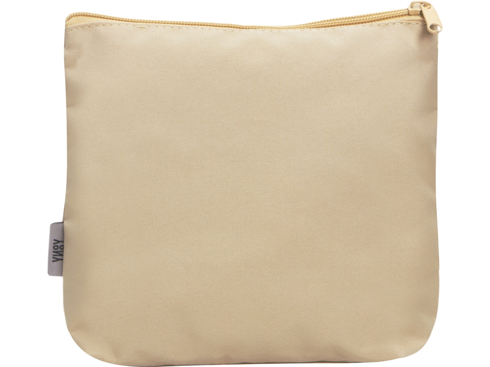 Косметичка из полиэстера 300D с подкладкой Amalia, бежевый