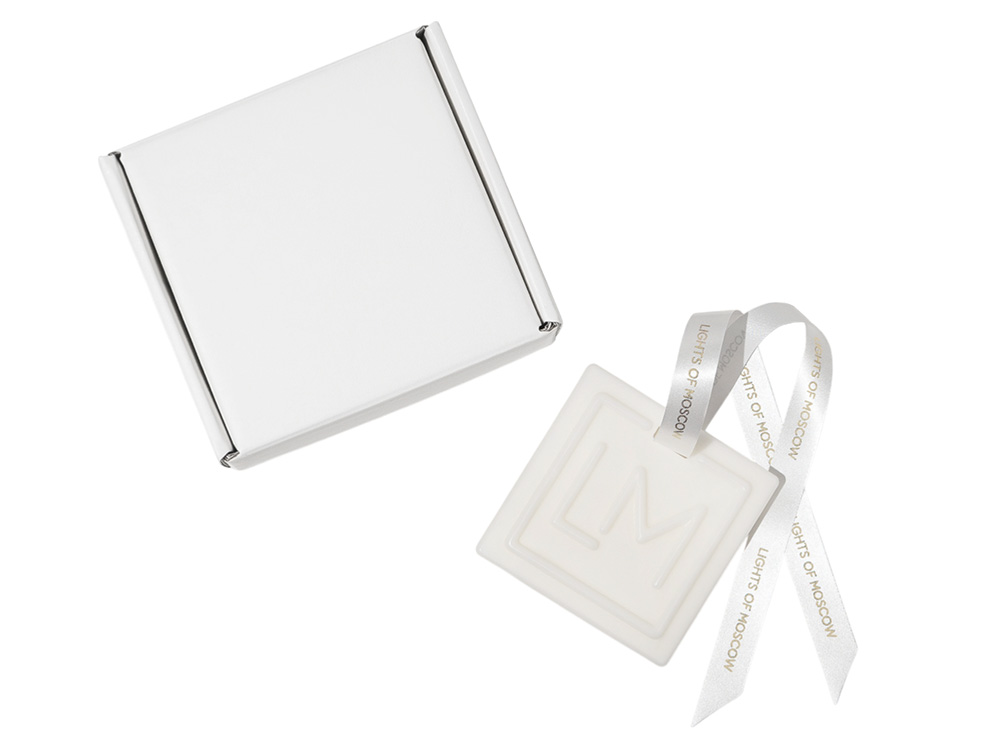 Ароматическое саше, бергамот и жасмин, мускус с логотипом Lights of Moscow | Print Logo