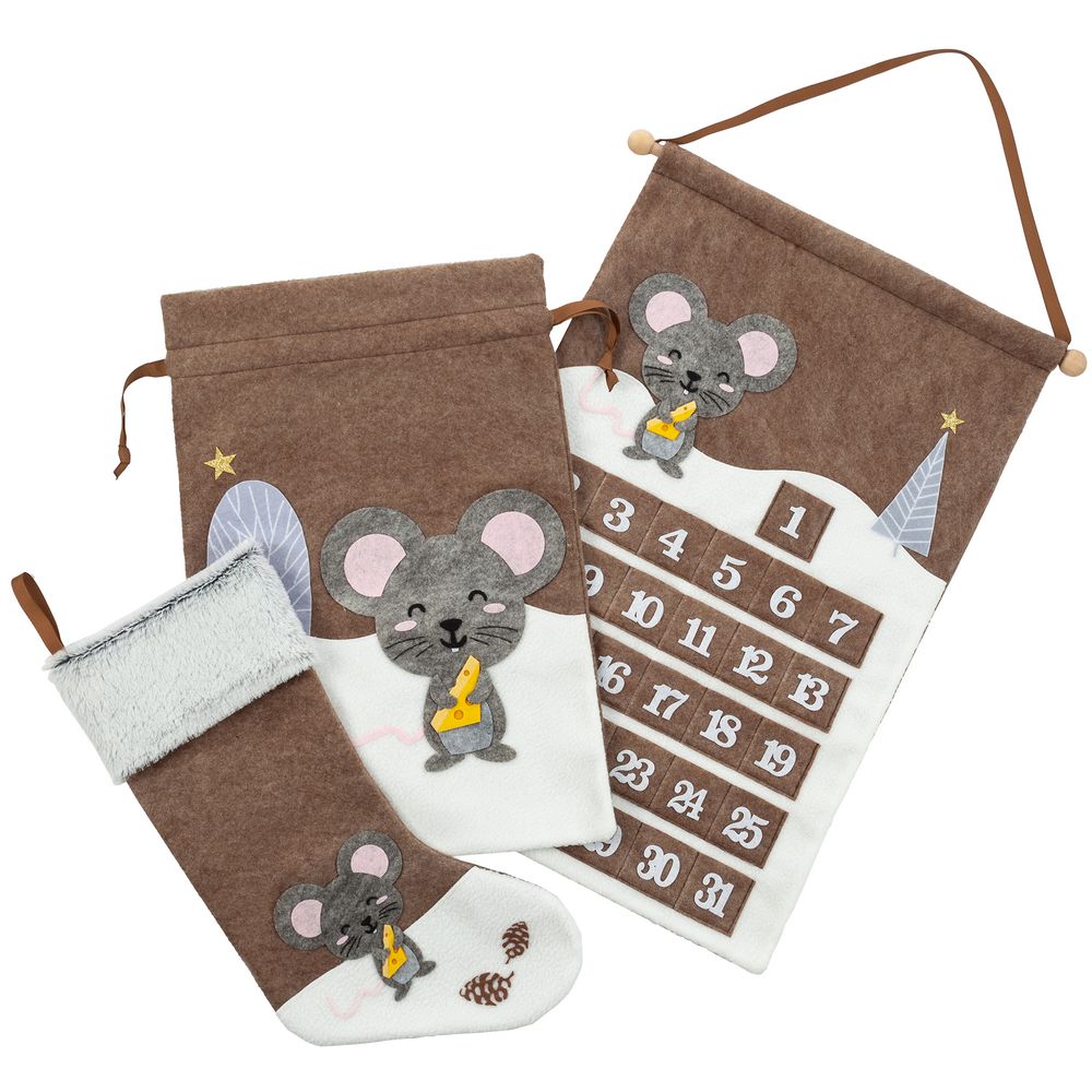 Мешок для подарков Noel — пример нанесения логотипа () | Print Logo