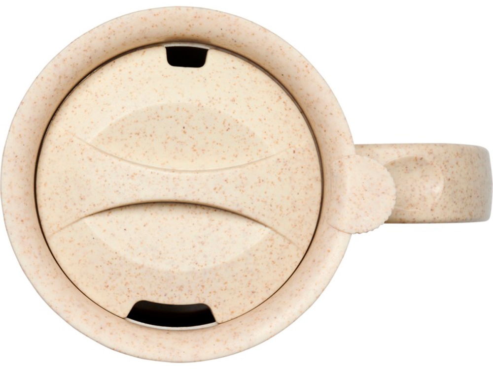 Чашка из пшеничной соломы Wey 400 мл с изоляцией, натуральный