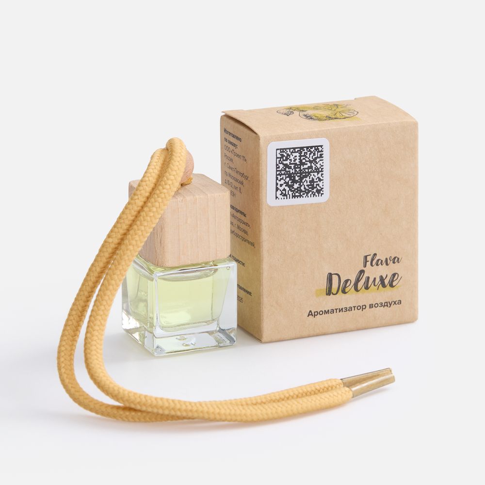 Ароматизатор воздуха Flava Deluxe с логотипом сделано в России | Print Logo
