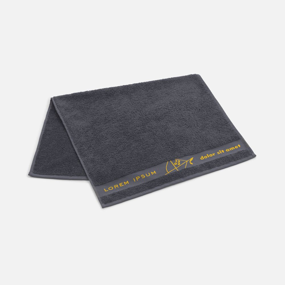 Полотенце на заказ Surpass с логотипом в бордюре фото на сайте Print Logo.