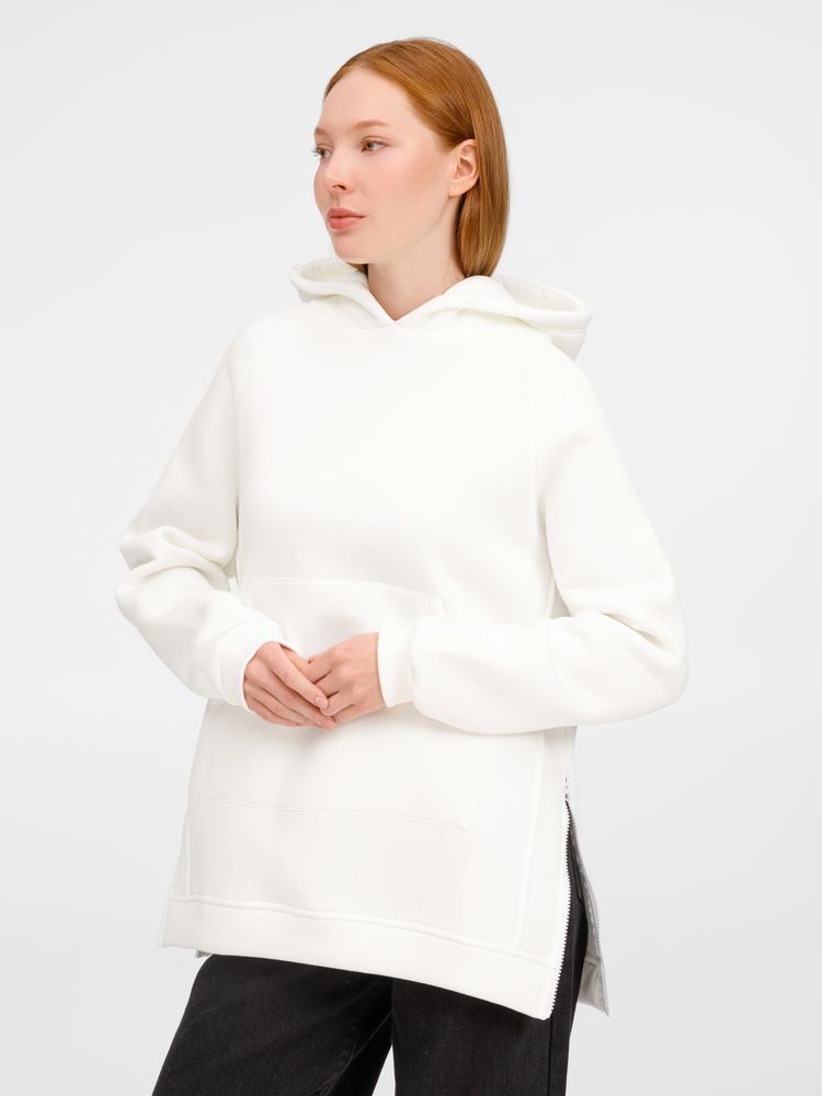 Худи унисекс оверсайз Easy Street, молочно-белое, размер XL/XXL