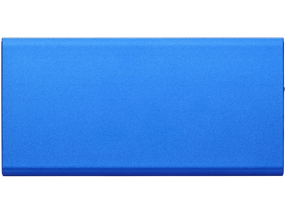 Алюминиевое портативное зарядное устройство Plate 8000 мА∙ч, синий