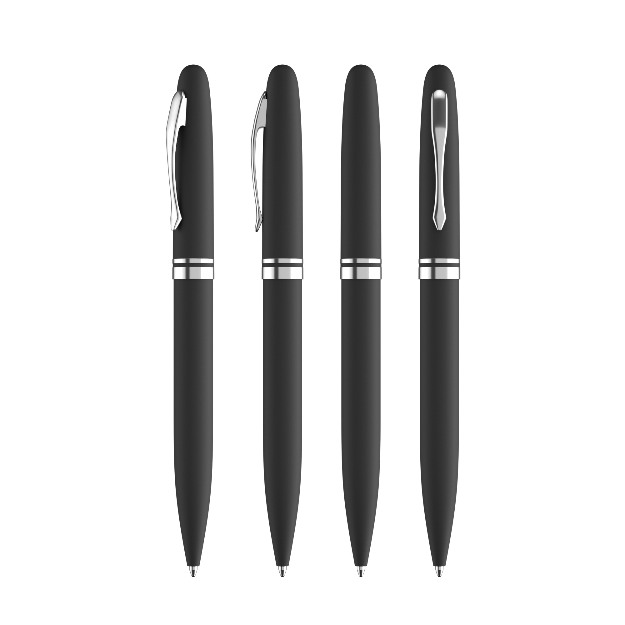 Ручка шариковая "Moon", покрытие soft touch фото на сайте Print Logo.