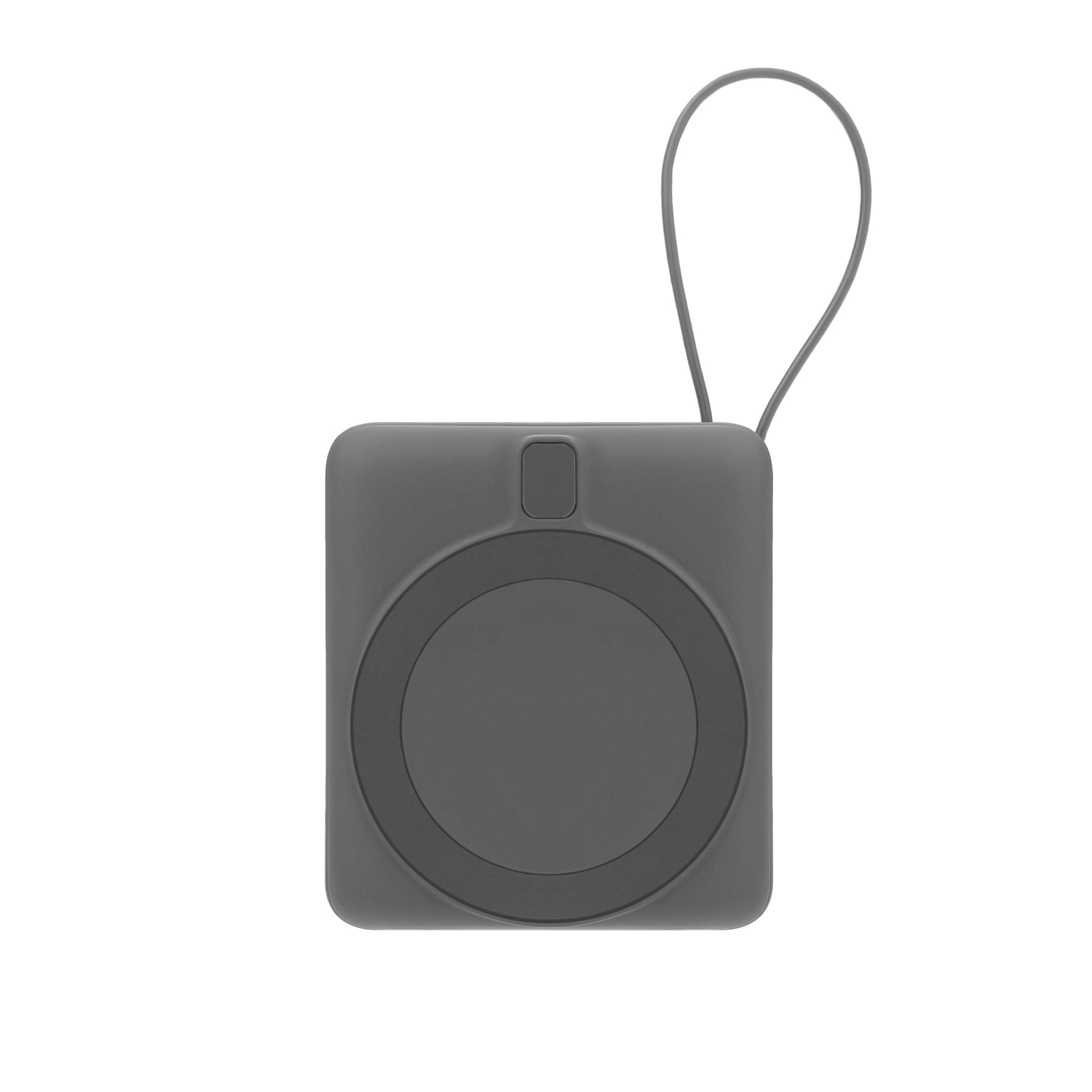 Внешний аккумулятор с подсветкой Ritter PD 10000mAh с функцией беспроводной зарядки 15W, серый