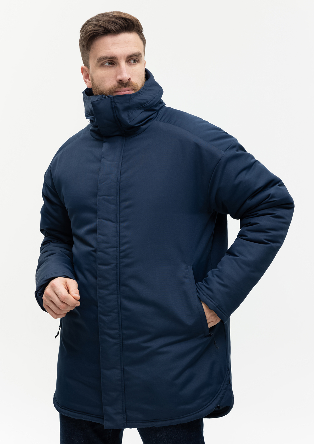 Куртка утепленная мужская STAN, 180,73, Тёмно-синий,  (46)  (52/XL)