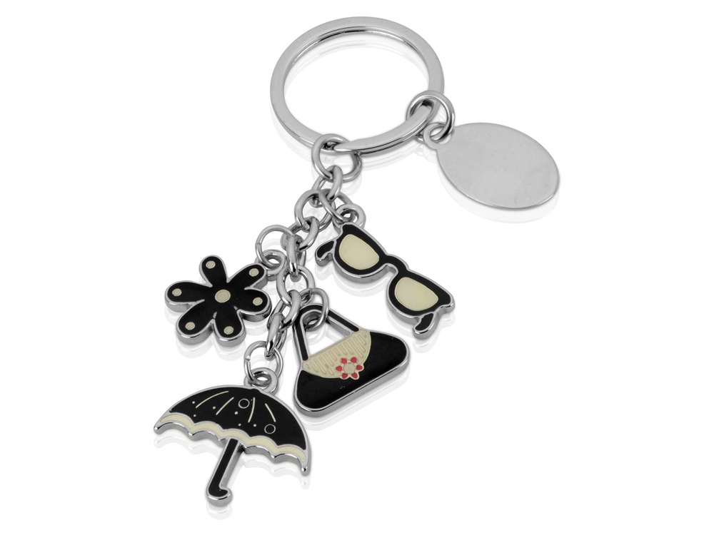 Брелок Хочу в Париж с логотипом  | Print Logo