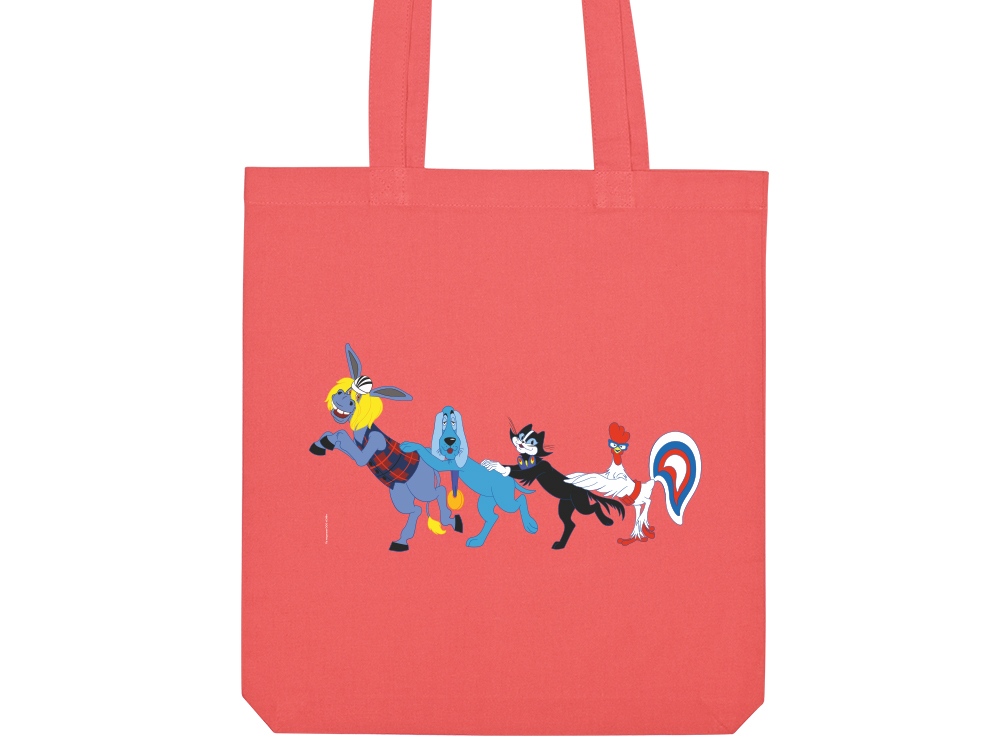 Сумка из плотного хлопка Бременские музыканты, 220 г/м2 с логотипом Союзмультфильм x Oasis | Print Logo