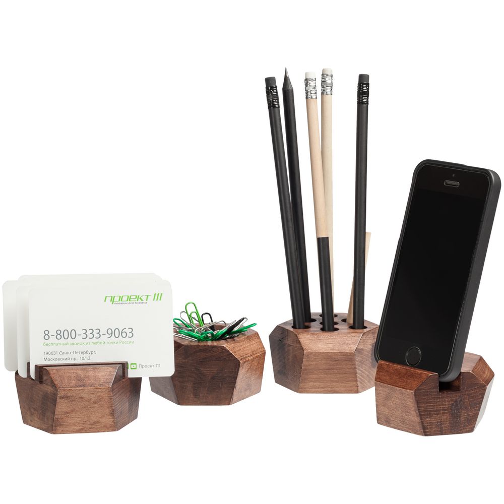 Набор настольный Wood Job с логотипом Very Marque | Print Logo