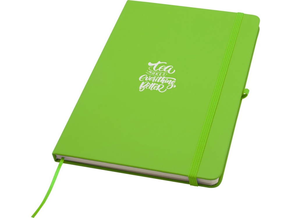 Блокнот Spectrum Plus формата A5 в твердой обложке - Зеленый лайм