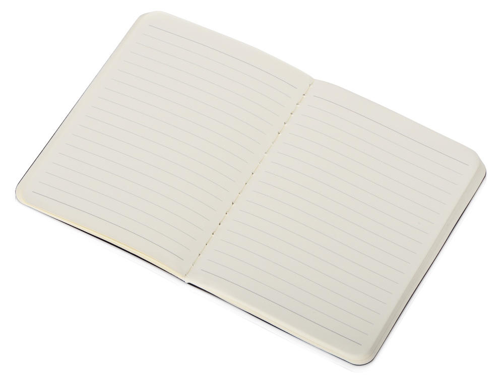 Блокнот A6 Stitch в линейку, черный