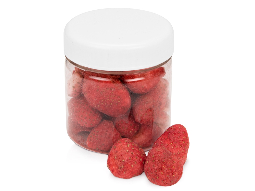 Клубника сублимированная с логотипом Eat & Bite | Print Logo