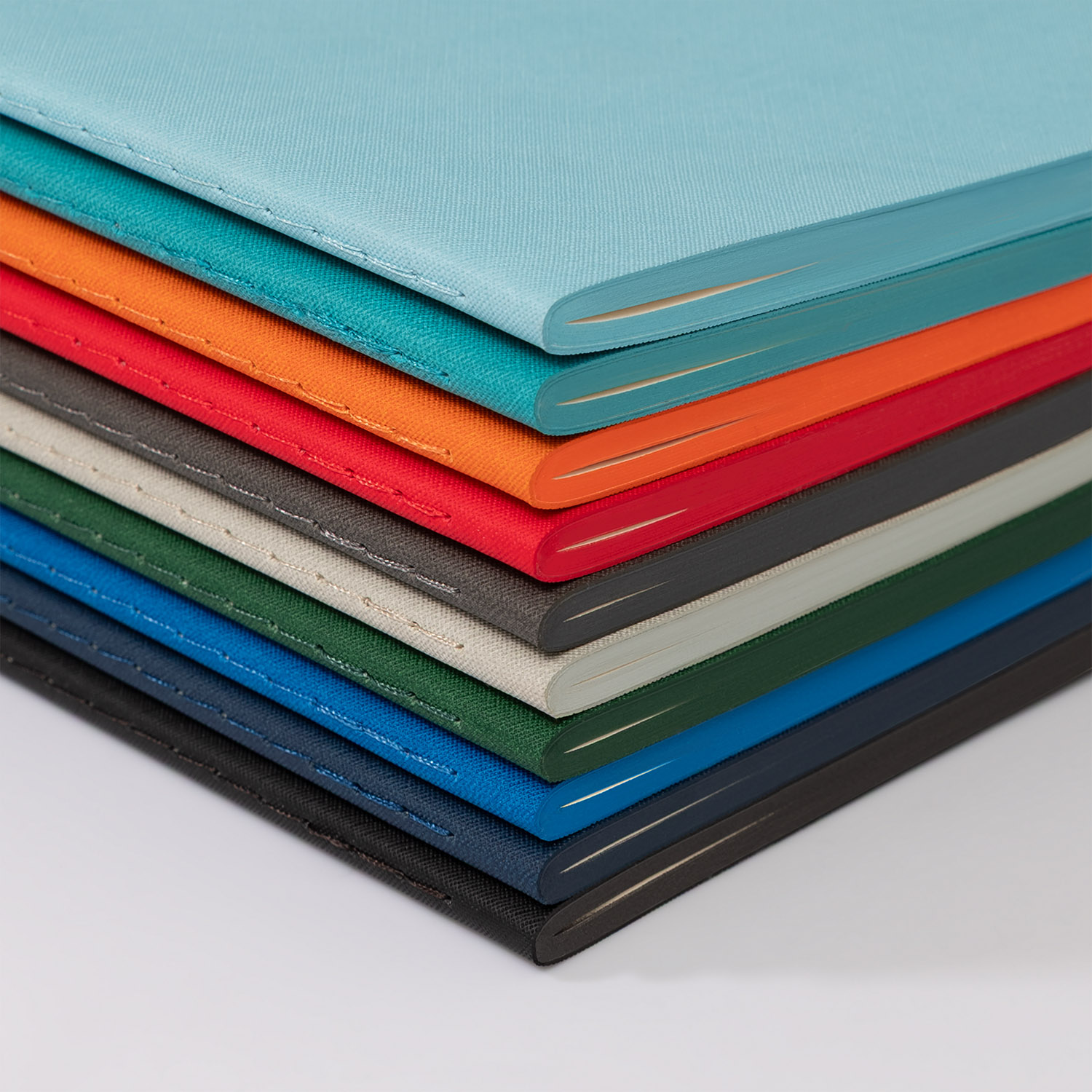 Блокнот Корса слим (Corsa slim), светло-серый