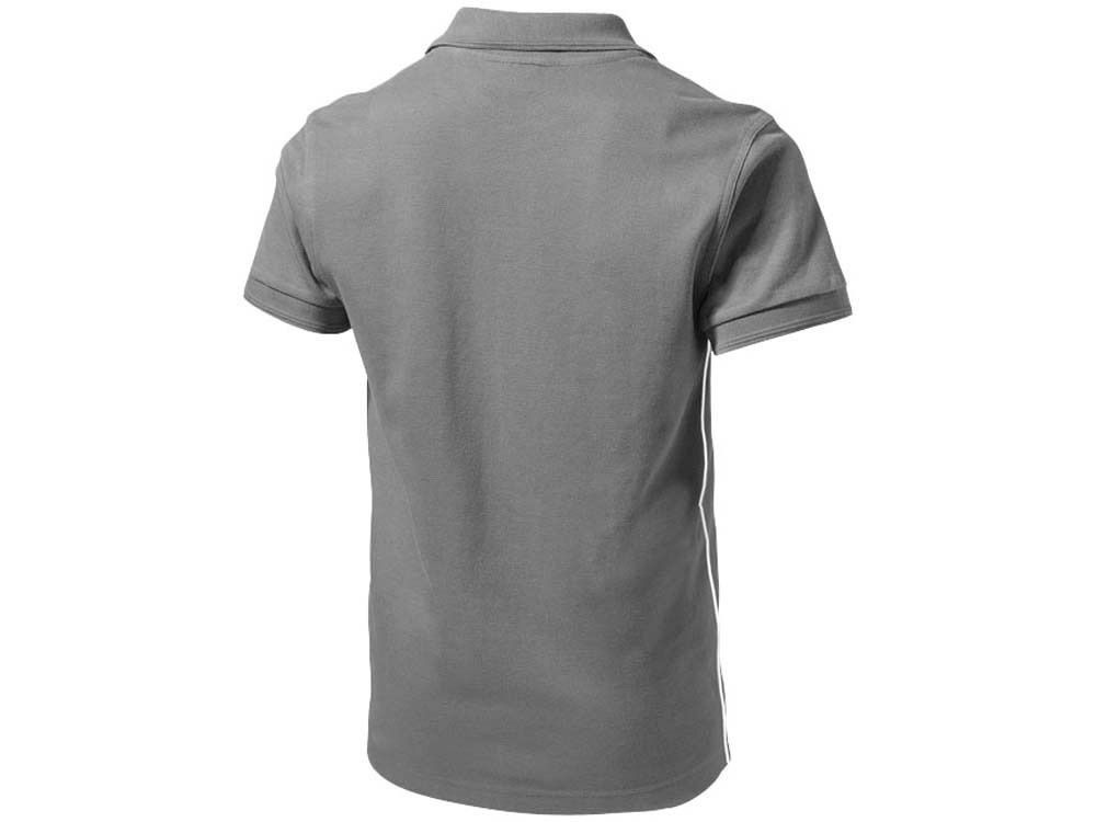 Рубашка поло Backhand мужская, серый/белый