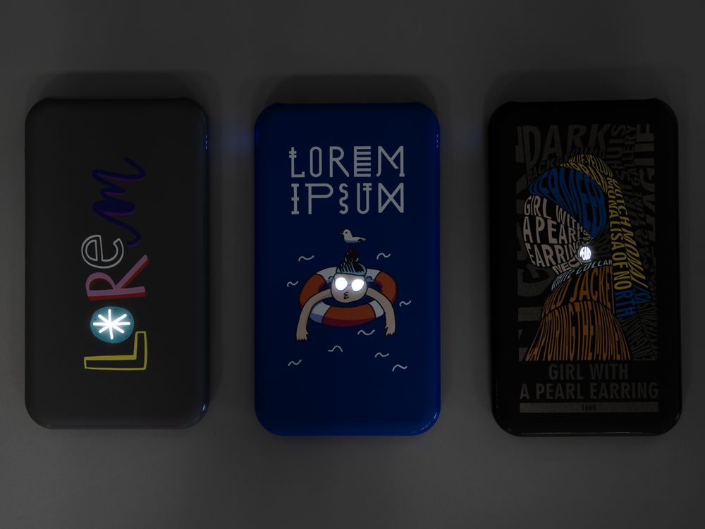 Аккумулятор Uniscend Starry с подсветкой, 5000 мАч