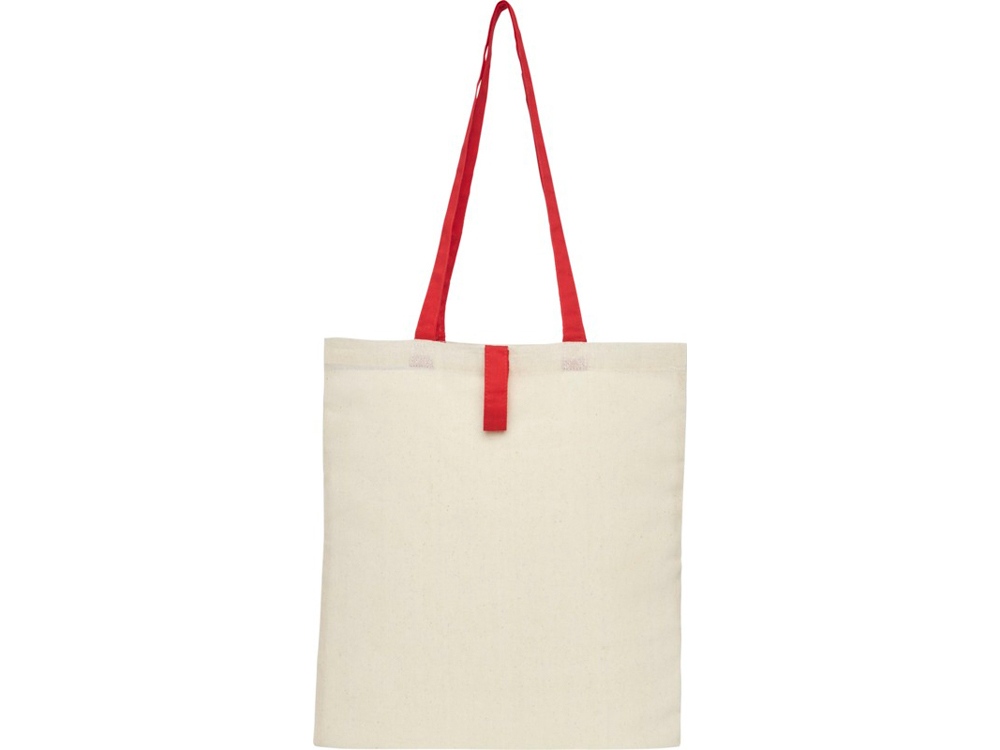 Складная эко-сумка Nevada из хлопка плотностью 100 г/м2, красный