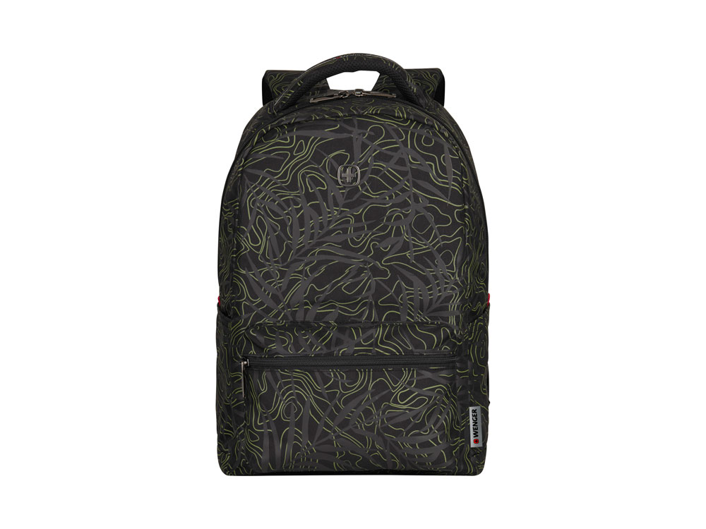 Рюкзак Colleague WENGER 16'', черный с рисунком, полиэстер, 36 x 25 x 45 см, 22 л