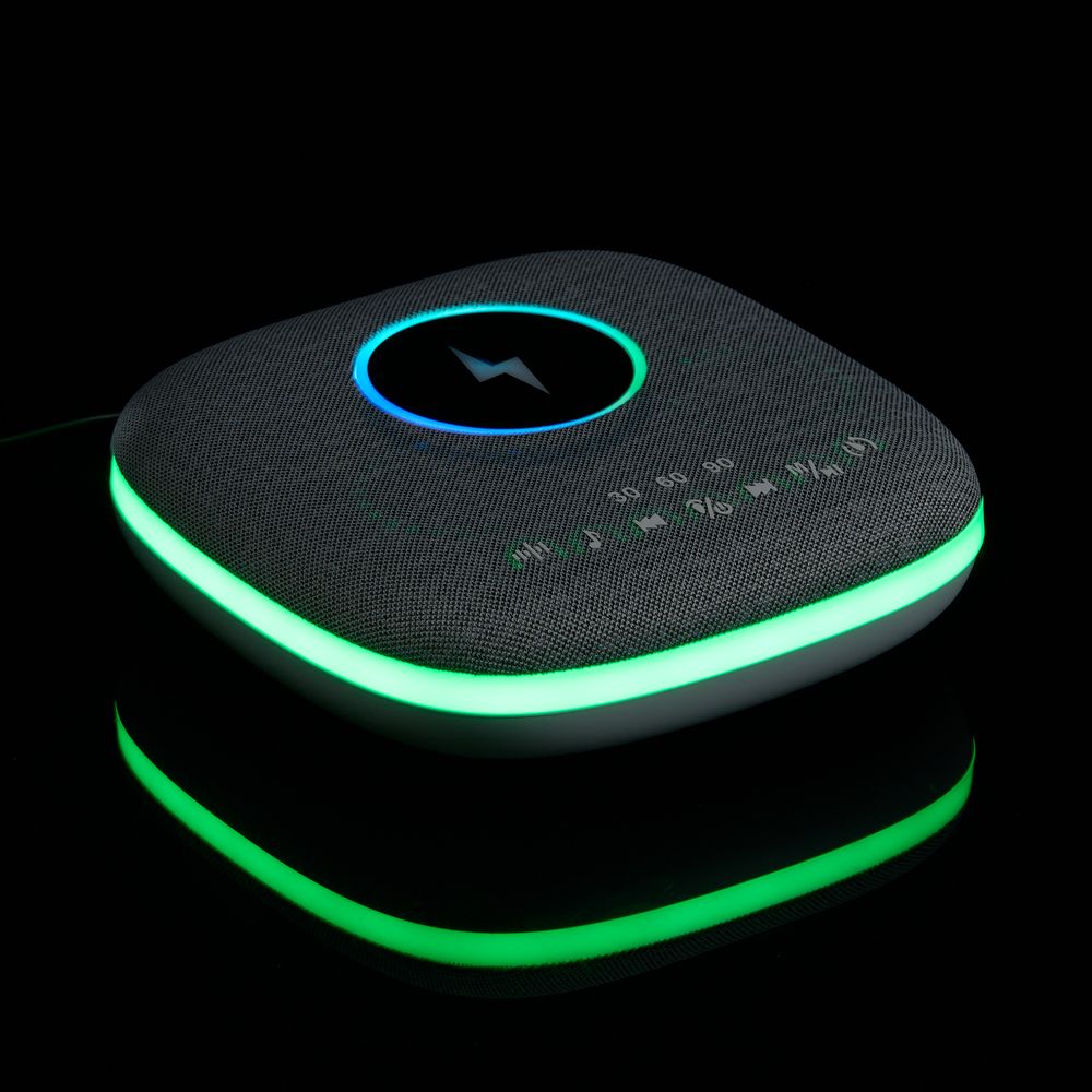 Bluetooth-колонка с беспроводной зарядкой и подсветкой Terrafonic