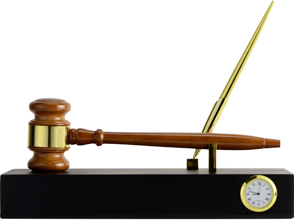 Настольный прибор Финансовый директор, коричневый/золотистый (Р)