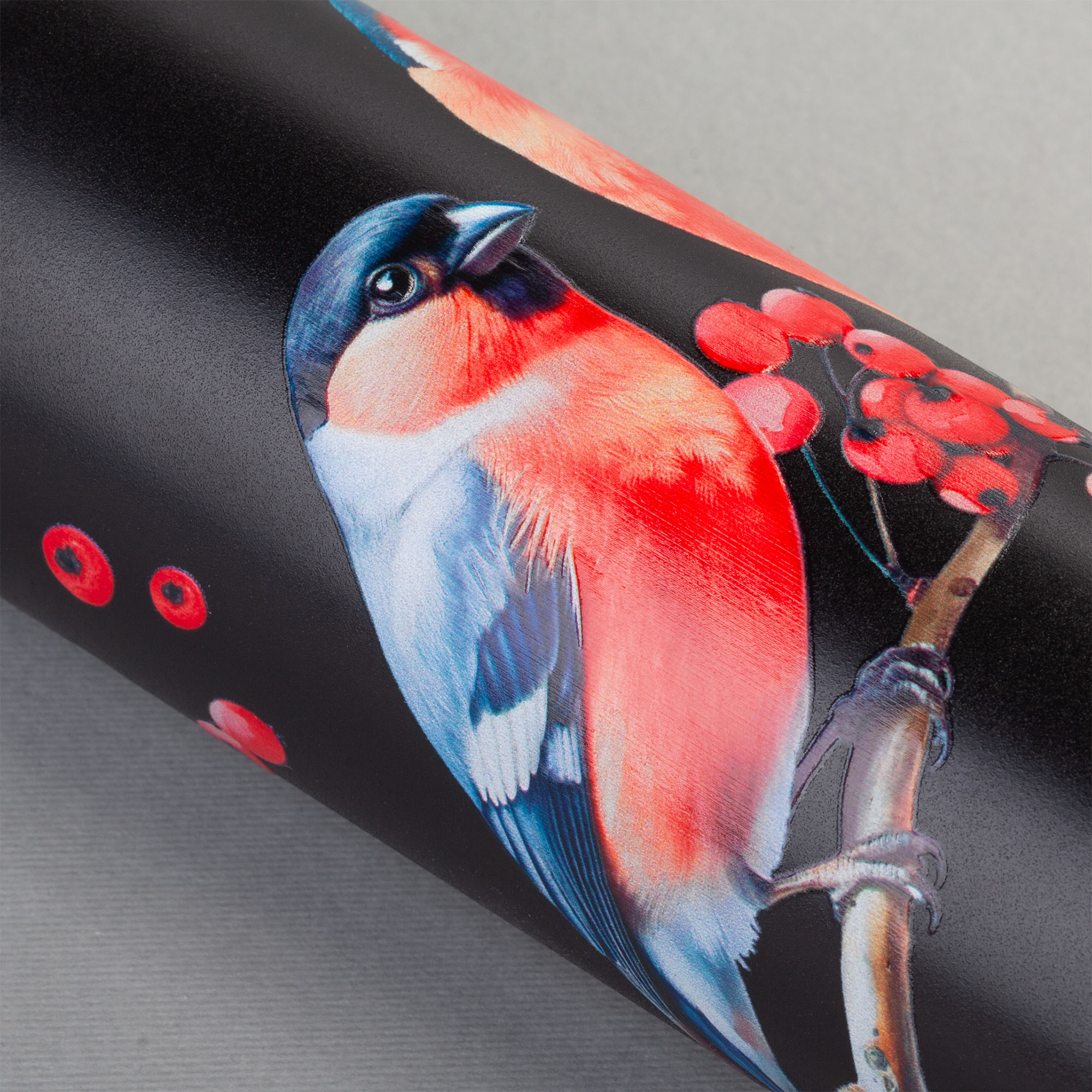 Набор подарочный "Алтай": термос, 3 кружки, покрытие пудра, серый