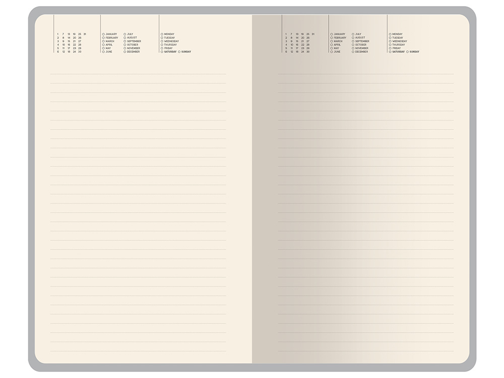 Ежедневник недатированный А5 Valencia, черный