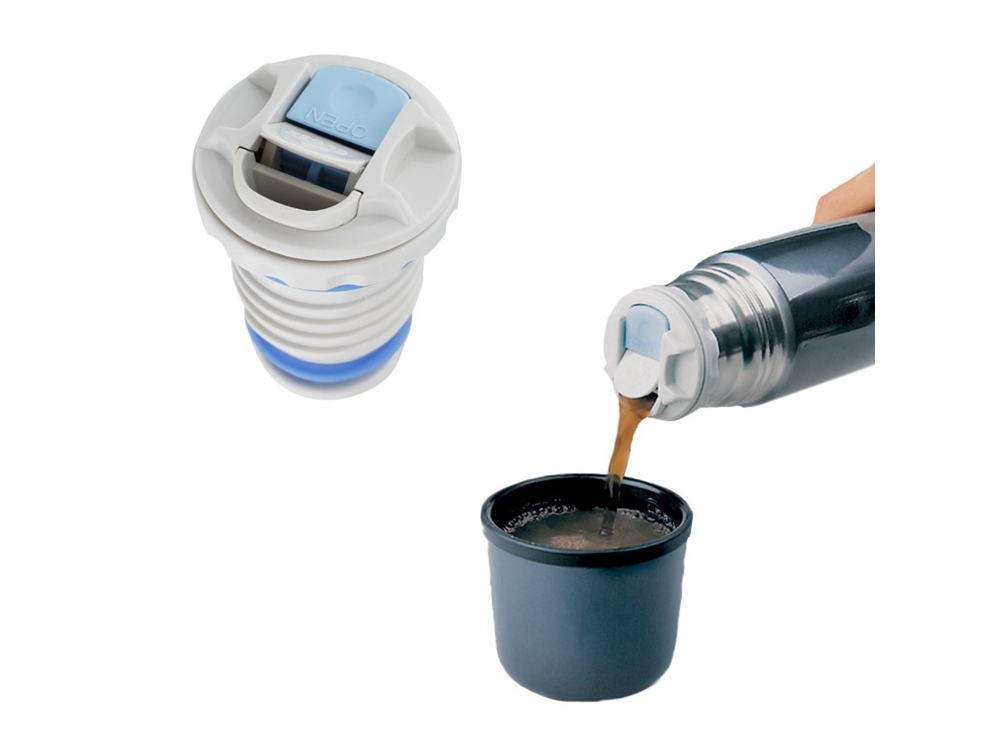 Термос из нерж. стали тм THERMOS FBB-1000BC Midnight Blue 1,0L