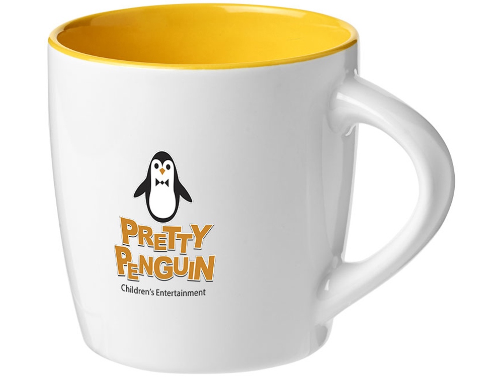 Керамическая чашка Aztec, белый/желтый