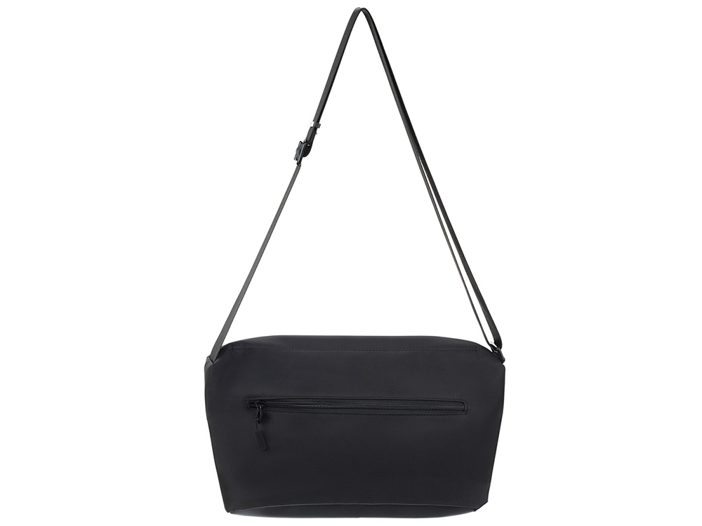 Сумка через плечо TORBER НОВА, черный, нейлон/полиэстер, 33 х 6 х 20 см