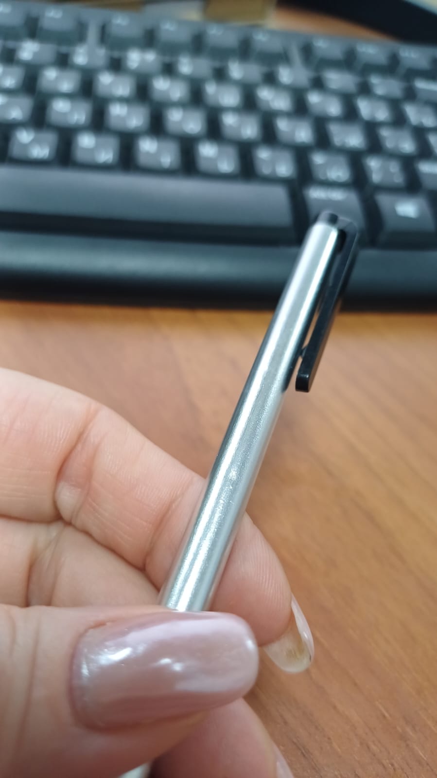 Стилус металлический Touch Smart Phone Tablet PC Universal, серебристый (Р)