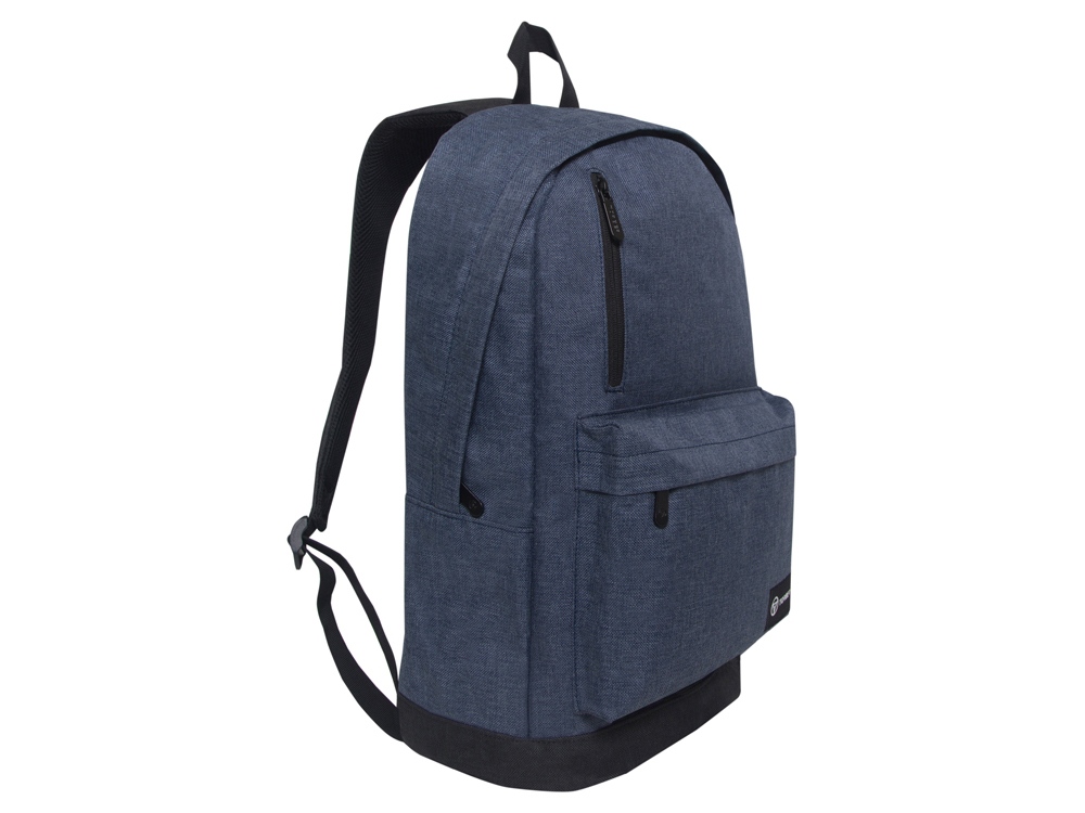 Рюкзак TORBER ГРАФФИТИ, синий, полиэстер меланж, 46 х 29 x 18 см