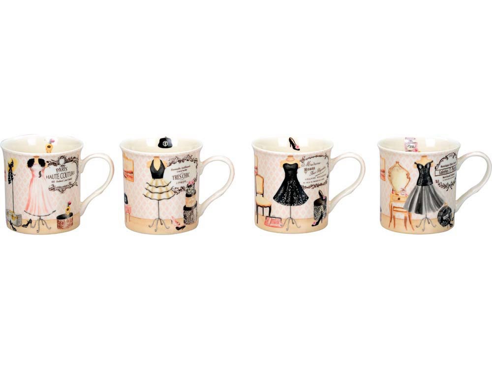 Набор  кружек Высокая мода с логотипом Lady Hamilton | Print Logo