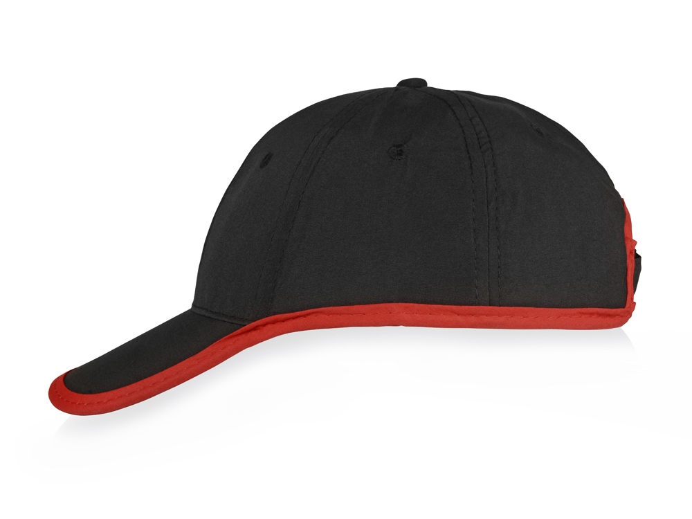 Бейсболка Solo, черный/красный